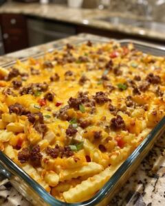 Cheeseburger French Fry Casserole Recipe – foodreli